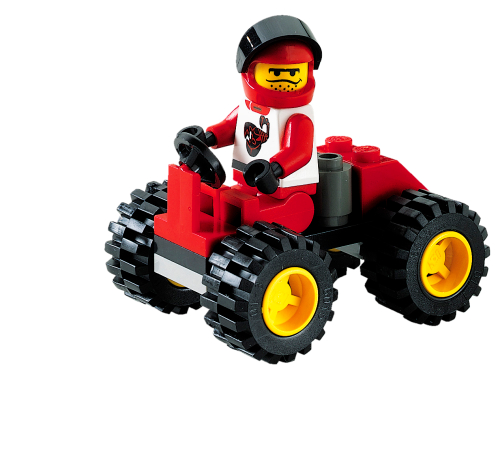 Red Four Wheel Driver