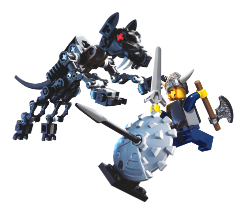Viking Warrior challenges the Fenris Wolf