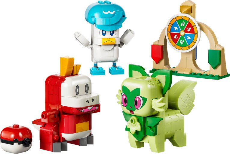 Sprigatito, Fuecoco and Quaxly Battle