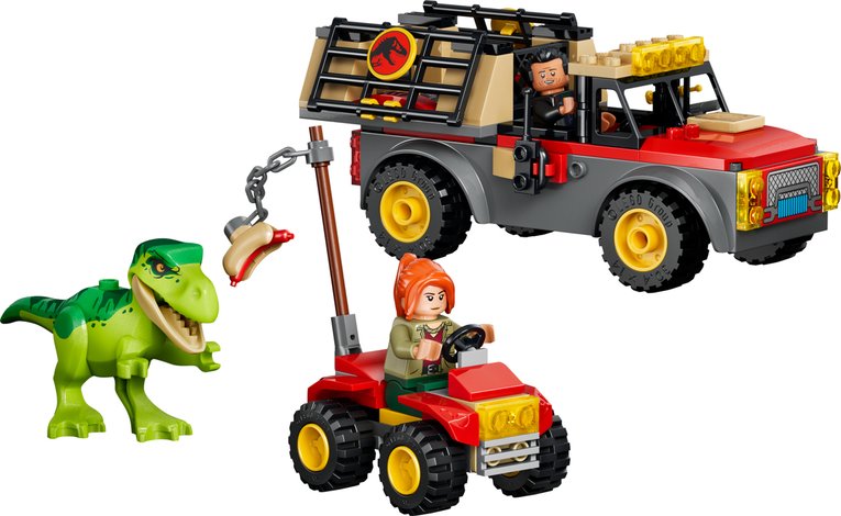 Young T. rex Transport Truck